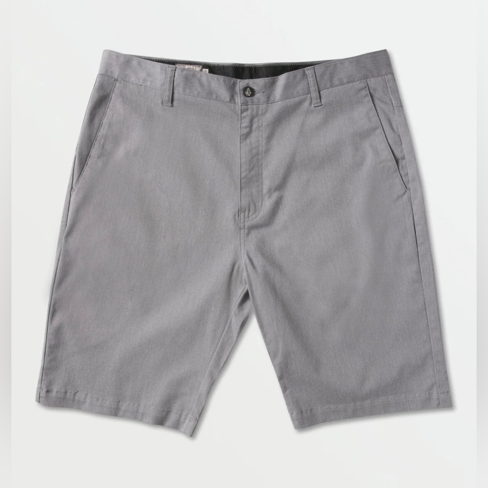 Volcom VMonty Stretch Shorts color Heather Gray size 36 new
